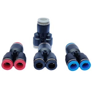 Phụ kiện xi lanh khí nén kết nối nhanh 1/4 BSP, ống dẫn khí, phụ kiện ống, khớp nối khí nhựa một chạm - Product Image 5