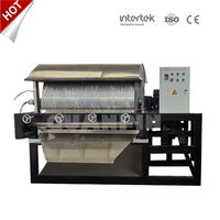 Sécheur à tambour rotatif à double tambour pour aliments chimiques industriels, aliments instantanés pour bébés, levure sèche active, machine à racler