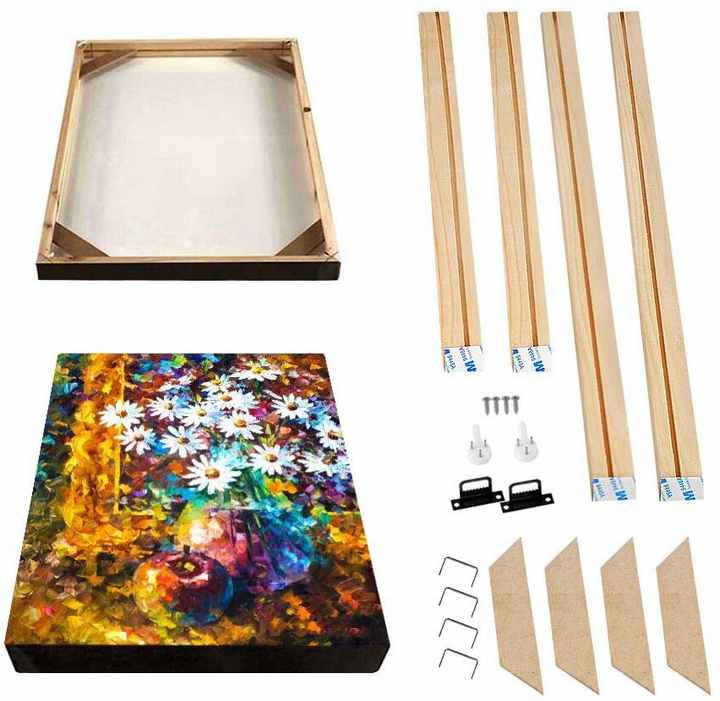 様々な木枠(ストレッチャーバー)