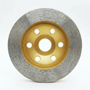 Disque de meulage diamanté professionnel 4 pouces pour utilisation <span class=keywords><strong>à</strong></span> l'<span class=keywords><strong>eau</strong></span>, <span class=keywords><strong>à</strong></span> vitesse de meulage rapide, pour la maçonnerie et le béton - Product Image 3