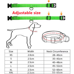 Collier LED électronique pour chien, réglable, rechargeable, colliers réfléchissants LED pour chiens, produits anti-perte pour chiens de nuit - Product Image 2