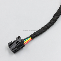 Faisceau de câbles automobile personnalisé SCONDAR compatible avec TE 1-1670988-1 1-1670989-1 5-963716-1 ETC, câble d'alimentation pour caméra embarquée