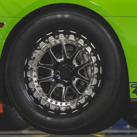 Jantes forgées beadlock de 15, 17 et 18 pouces pour course de dragster, compatibles avec Toyota Supra A90 MK5, 370Z, Audi R8, RS3, Lamborghini Huracan, BMW T1
