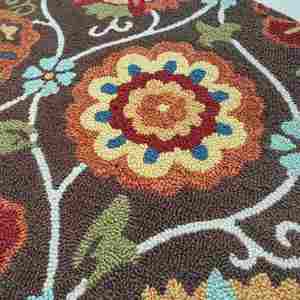 Alfombra redondeada Latch Hook Alfombra Kits DIY Costura <span class=keywords><strong>Ganchillo</strong></span> Alfombra Cojín Alfombra Bordado Alfombra Costura - Product Image 2