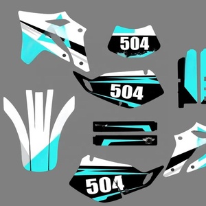 <span class=keywords><strong>Adesivi</strong></span> Metallici 3D Personalizzati <span class=keywords><strong>per</strong></span> <span class=keywords><strong>Moto</strong></span> TZ05, Pellicola Lucida <span class=keywords><strong>per</strong></span> Casco Kawasaki KLX250 - Product Image 1