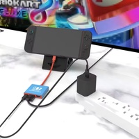 Station d'accueil portable Switch 2 avec adaptateur Hub USB 3.0 4K et répartiteur USB pour TV, compatible NDS, Switch 2, ordinateurs portables, PC, iPad, MacBook Air