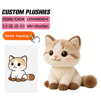 Peluche de dragon brodée personnalisée de haute qualité, super douce, mignonne, cadeau pour entreprise et amis