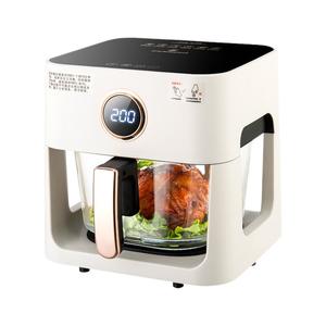 Friteuse à air Sharkkun 36,3x30,8x29,4cm, revêtement céramique carré, friteuse électrique multifonctionnelle pour la maison - Product Image 4