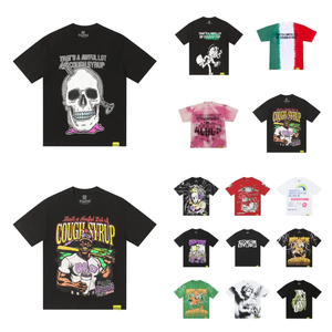 ITU adalah Kaos dengan Sablon Gambar Sirup Batuk yang Banyak, Pakaian Pria Berkualitas Tinggi 100% Katun, Kaos Oversize untuk Pria - Product Image 1