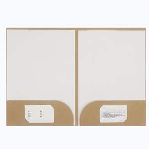 Dossier de type L vierge sans mot double dossier a4 dossier médical contrat dossier personnalisé - Product Image 3