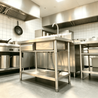 Évier simple en acier inoxydable robuste avec tiroir et étagère inférieure pour cuisine commerciale – Vente en gros