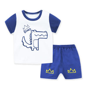 Ensembles de vêtements pour enfants, t-shirts et shorts d'été pour garçons et filles, vêtements pour bébés, vente en gros, vêtements pour nouveau-nés - Product Image 5
