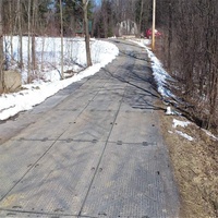 Tapis routier ZSPE en HDPE pour la protection des pelouses et des allées dans les aménagements paysagers