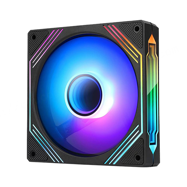Jungle Leopard 140mm ARGB Case Fan with Infinity Mirror Light Effect 1600RPM 74.26CFM 2.13MMH20 HDB Bearing PC Case CPU Cooler