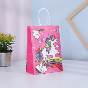 Sac cadeau de fête <span class=keywords><strong>licorne</strong></span>, sacs de friandises pour bonbons <span class=keywords><strong>licorne</strong></span> unisexe, fournitures de fête <span class=keywords><strong>licorne</strong></span> - Product Image 2