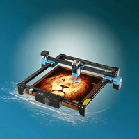Machine de gravure/découpe au laser à diode portable Acmer P1 s Pro 5,5 W pour les petites entreprises, conception 3D en métal et en bois, LAS AI DST, nouveau