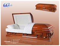 Ataúd de Madera Sólida de Primera Calidad para Adultos, Estilo Americano, para Funerales