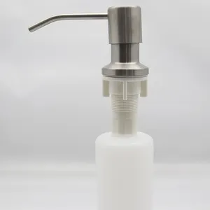 Dispenser di sapone per piatti in acciaio inossidabile 304 per lavello da cucina diretto in fabbrica