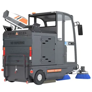 High Efficiency Ride On Floor Cleaning Sweeping Machine Street Road Vacuum Sweeper