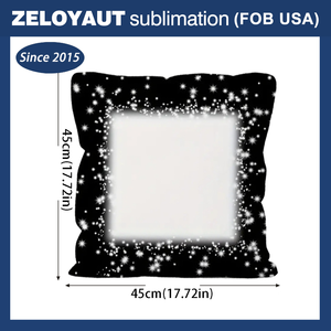 ZELOYAUT, ébauches de sublimation en gros, ébauches de taie d'oreiller étoile <span class=keywords><strong>apot</strong></span> personnalisées, taie d'oreiller pressée à chaud bricolage. - Product Image 2