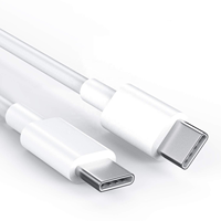 Câble de charge rapide et de synchronisation de données USB 2.0 Type-C 6A, conducteur en cuivre pur, boîtier en plastique, gaine TPE PVC, pour smartphones Android