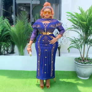 H & D S10532 eleganti abiti Casual <span class=keywords><strong>abbigliamento</strong></span> <span class=keywords><strong>donna</strong></span> di lusso <span class=keywords><strong>abbigliamento</strong></span> da <span class=keywords><strong>donna</strong></span> strass moda abito da festa - Product Image 5