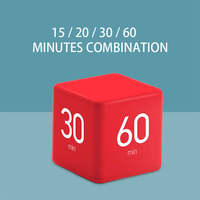 YIZHI Digital Desk pomoro Cube Timer 1-60 minuti gestione del tempo Display a Led cubo rotante blocco quadrato Flip Timer da cucina