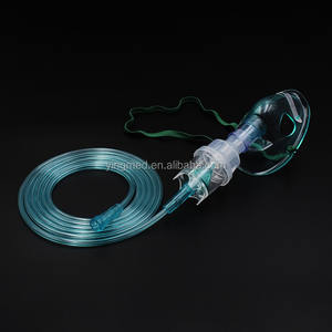Masker <span class=keywords><strong>Nebulizer</strong></span> sekali pakai PVC kelas medis dengan tabung untuk dewasa & anak - Product Image 2