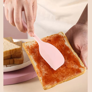 ไม้พายซิลิโคนทนความร้อน ไม้พายไม่ติดกระทะสำหรับทำอาหาร อบ และคนอาหาร เครื่องมือครัวเกรดอาหาร - Product Image 2