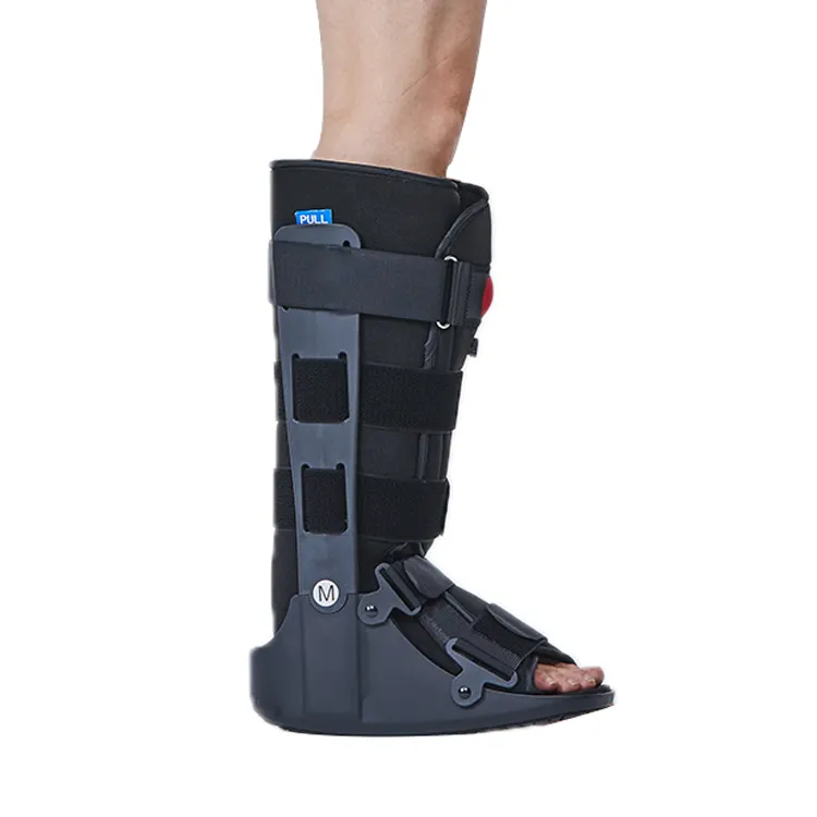 Bota ortopédica médica para caminar con cámara de aire OP, soporte para Andador de fractura ajustable inflable