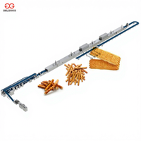 Ligne de production complète de biscuits avec machine d'emballage, pour la fabrication de biscuits mous et durs, de bâtonnets de biscuits, de bâtonnets de biscuits en forme de doigt