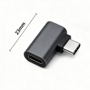 Adaptador USB-C Macho a Hembra de 90 Grados, USB4.0 PD100W DC, Acoplador USB C en Ángulo Nuevo para Laptop, Teléfono, <span class=keywords><strong>Switch</strong></span> - Product Image 3