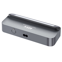 Charger Cepat USB-C 30W PD3.1 140W Tipe-C dengan Layar LCD dan 2 Port untuk Laptop, Ponsel, Tablet, dan Desktop Universal