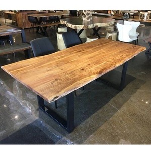 Offerta diretta semplicità in legno massello mobili per la casa piazza cena ristorante interno tavolo da pranzo cucina in legno - Product Image 1
