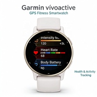Tali Gelang Silikon Olahraga Modis 18Mm 20Mm 22Mm Kompatibel dengan Jam Tangan Pintar Garmin Vivoactive 6 5 4 3 Approach S50