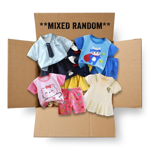 <span class=keywords><strong>Lote</strong></span> de <span class=keywords><strong>Ropa</strong></span> de Verano para Niños, Surtido Variado, Conjuntos Combinados para Niños y Niñas, Atuendos Casuales, Camiseta y Pantalones Cortos - Product Image 3