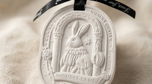 Pendentif diffuseur d'arômes en plâtre lapin rétro, cadeau d'anniversaire créatif, pierre diffuseuse solide pour la maison, la chambre et la garde-robe, souvenir - Product Image 5