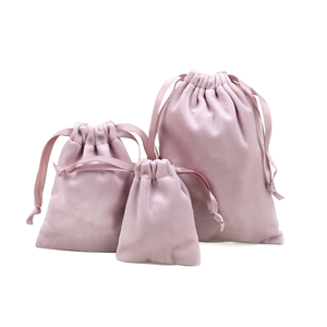Custom Logo Printed Organic Cotton Recyclable Double <b>String</b> Drawstring Shoe & Clothing Gift <b>Bag</b> - Product Image 2