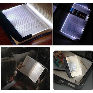 Lampe de lecture LED <span class=keywords><strong>A4</strong></span> portable et flexible, fonctionnant sur piles, pour la protection des yeux, idéale pour les étudiants, les voyages, la chambre à coucher, la lecture nocturne, couleur blanche - Product Image 6