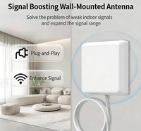 Antenne directionnelle à gain élevé 8dBi 698-2700MHz, antenne murale intérieure pour amplificateur de signal WiFi 2G/3G/4G/5G