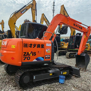 Mini pelle zx70-5A Hitachi d'occasion écologique 7ton zx70 95% nouvelle pelle d'occasion à bas prix en stock - Product Image 4