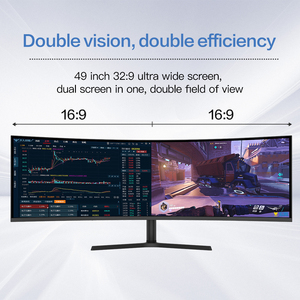 Oem chuyên nghiệp 4K 5K Led Led siêu rộng hiển thị 165Hz cong LED 49 inch chơi game màn hình với cố định cơ sở - Product Image 2