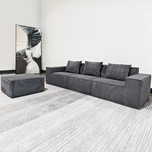 <span class=keywords><strong>Canapé</strong></span> à compression vintage rétro en tissu <span class=keywords><strong>pour</strong></span> petit appartement salon pliable deux-en-un <span class=keywords><strong>pour</strong></span> une et deux personnes module pudding lit - Product Image 1
