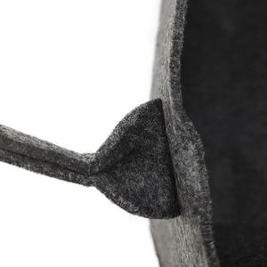 Sac fourre-tout en <span class=keywords><strong>feutre</strong></span> de laine brodé sur mesure avec motif de fleurs de marguerite, sac à main réutilisable écologique <span class=keywords><strong>pour</strong></span> femmes, cadeaux 35x30cm - Product Image 5