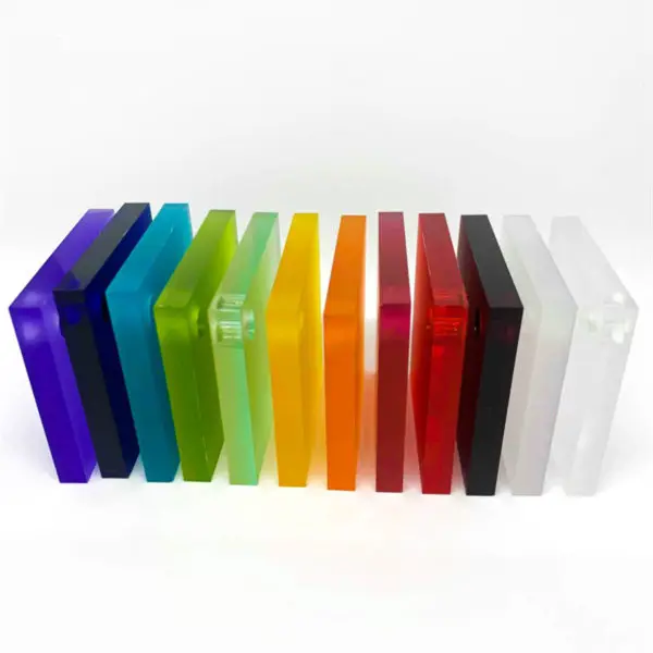 Lámina acrílica mate esmerilada, transparente, colorida, 2050x3050mm, 6mm, 8mm