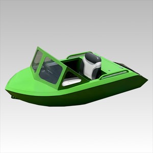 Aluminium Kleines Jetboot Elektrisches Mini-Jetboot für Flussfahrten Angeln Bootfahren - Product Image 2