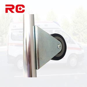 Nouvelle <span class=keywords><strong>promotion</strong></span> : Brancard manuel pliable à deux sections avec roues, léger, facile à nettoyer, équipement <span class=keywords><strong>médical</strong></span> d'urgence, capacité 160 kg - Product Image 5