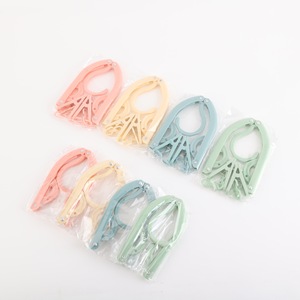 Travel Folding Clothes Hangers Thickened Telescopic Magic Hangers For Wardrobe Closet Storage Organizing Coat Pants Tie Hangers - Product Image 1