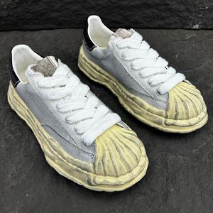 Zapatos Retro de Hombre con Cordones de Cuero Genuino, Diseño Simple en Combinación de Colores Panda, Marca Muy Popular - Product Image 3