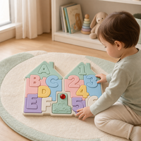 Blocs en silicone OEM ODM en forme de cheval avec ventouse, sans BPA, pour le jeu dans le sable, pour les tout-petits de 0 à 4 ans